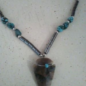 Turquoise Arrowhead necklace